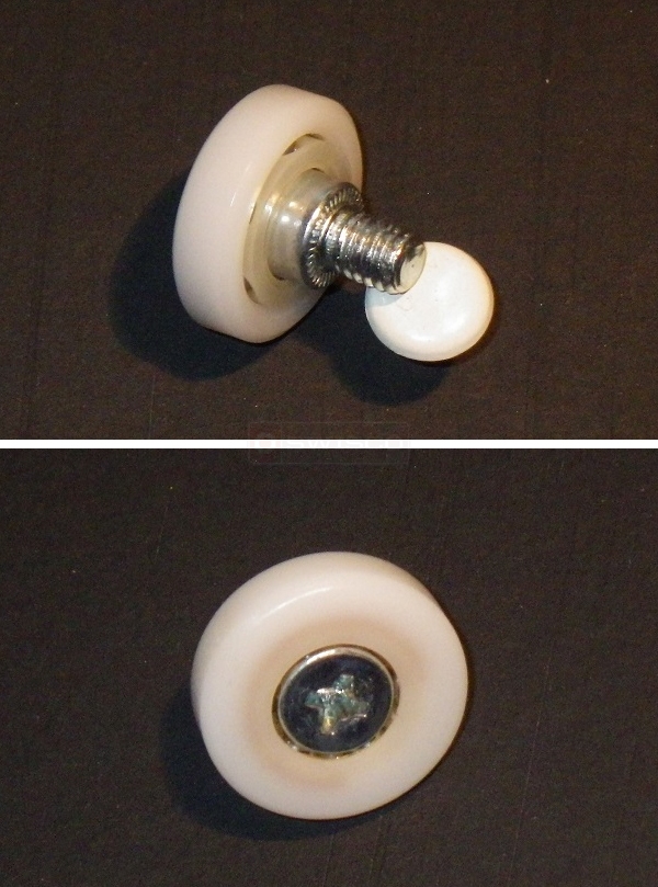 User submitted photos of a drawer roller.