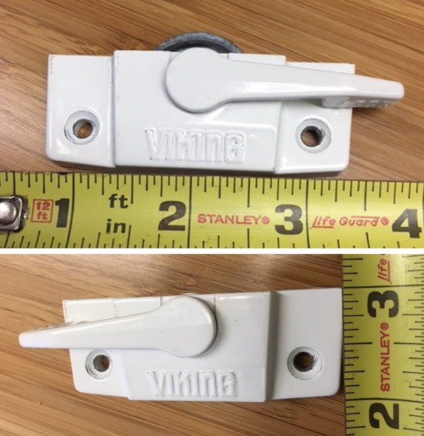 User submitted photos of a window lock.