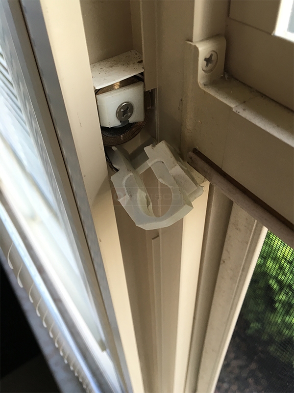 User submitted a photo of window hardware.