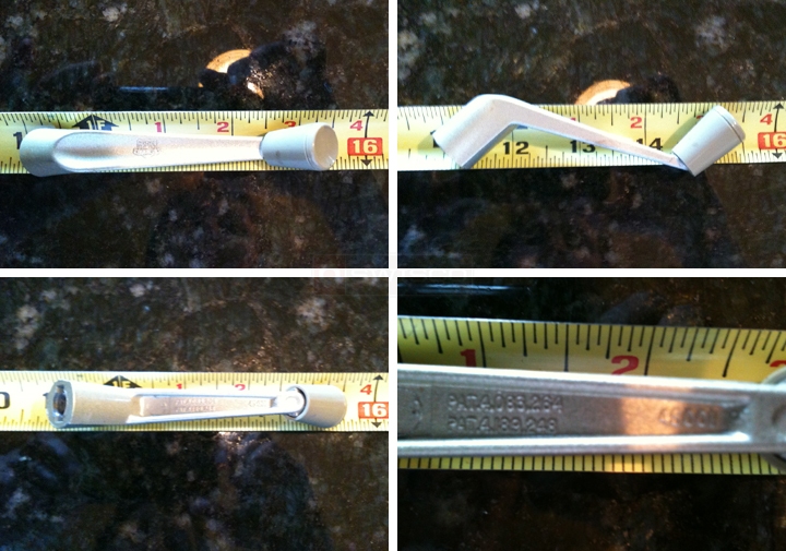 User submitted photos of a window operator handle.