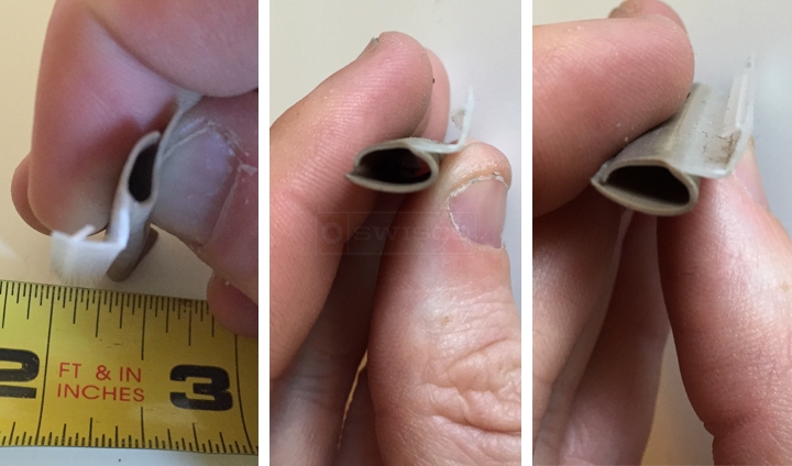 User submitted photos of bubble seal.