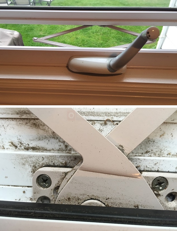 User submitted photos of a window operator.