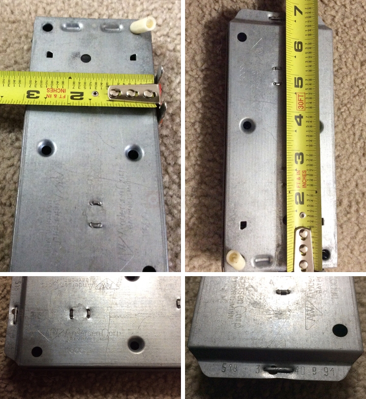 User submitted photos of a window balance.