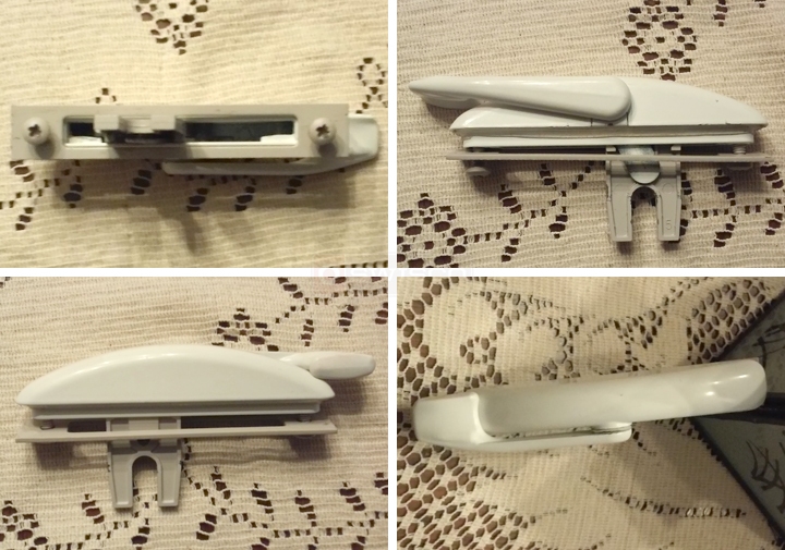 User submitted photos of a window lock.