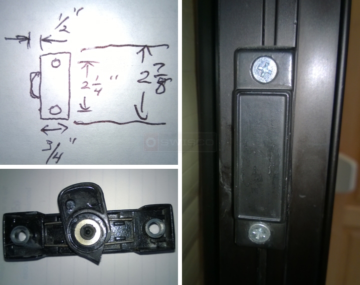 User submitted photos of a window lock.