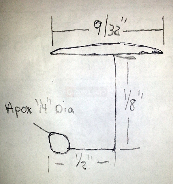 User submitted a diagram of weather seal.