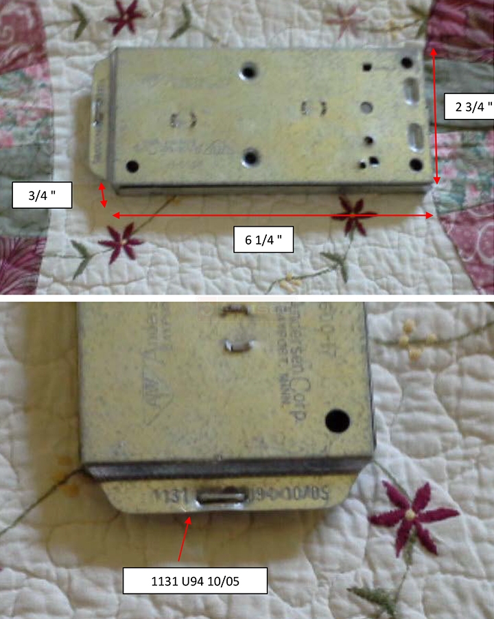 User submitted photos of a window balance.