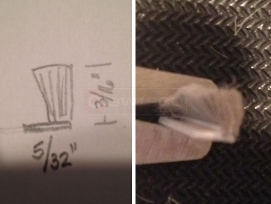 User submitted image of their weatherstripping.