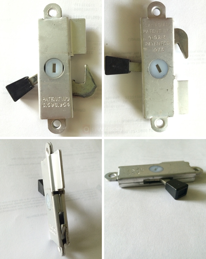 User submitted photos of a patio door lock.