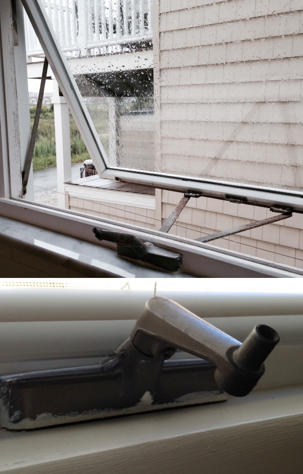 User submitted photos of window hardware.