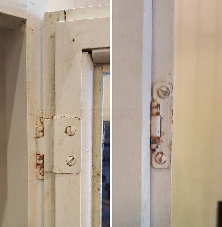 User submitted photos of a cabinet hinge.