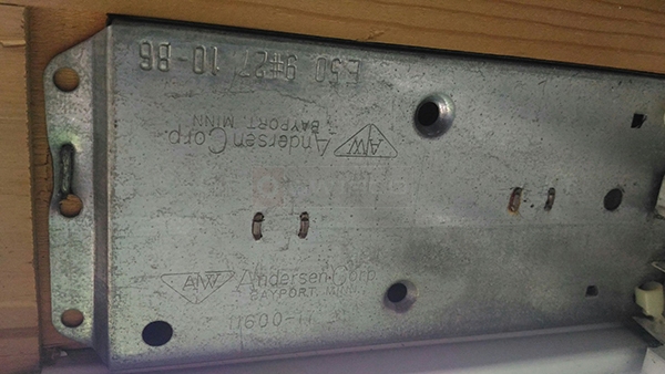User submitted photos of a window balance.