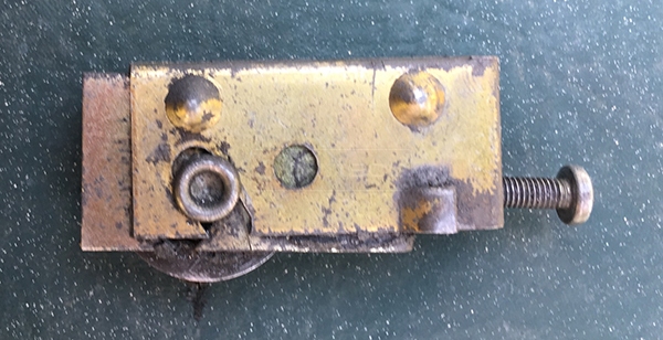 User submitted a photo of a patio door roller.