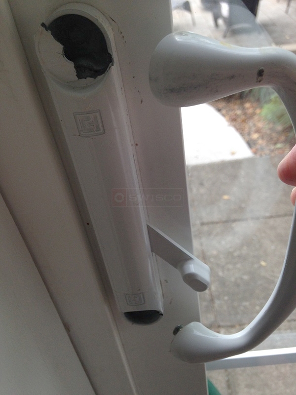 User submitted a photo of a patio door handle.