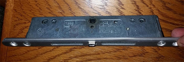 User submitted a photo of a mortise lock.