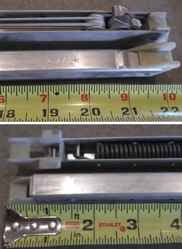 User submitted photos of a window balance.