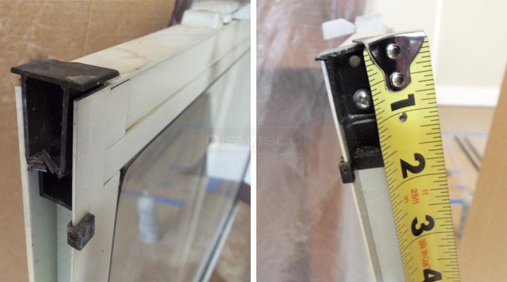 User submitted photos of a top sash guide.