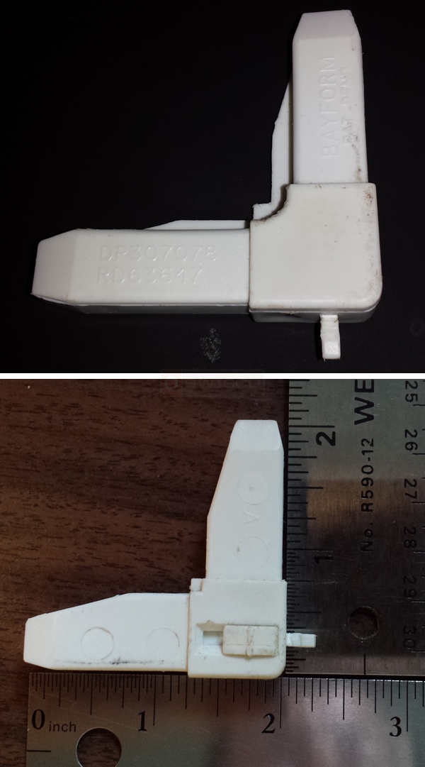 User submitted photos of a screen corner.