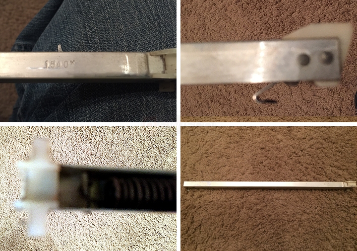 User submitted photos of a window balance.