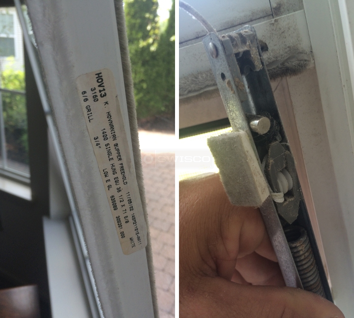 User submitted photos of a window balance.