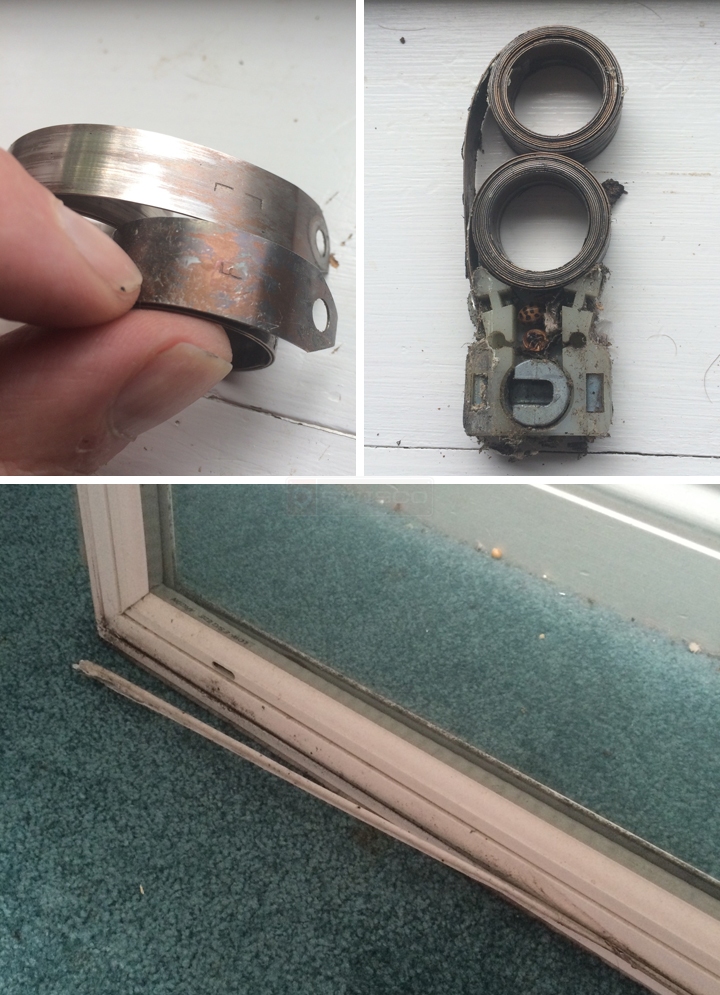 User submitted photos of window hardware.