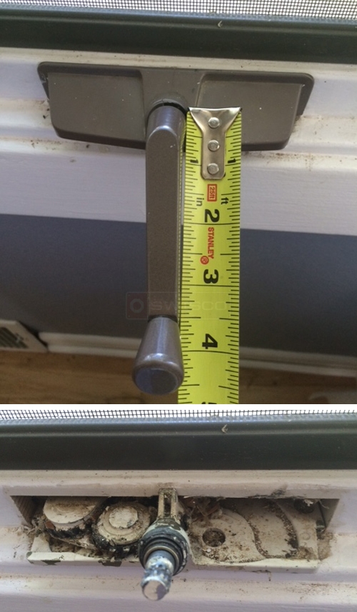 User submitted photos of a window operator.