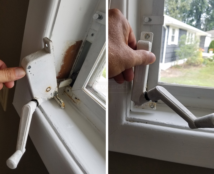 User submitted photos of a window operator.