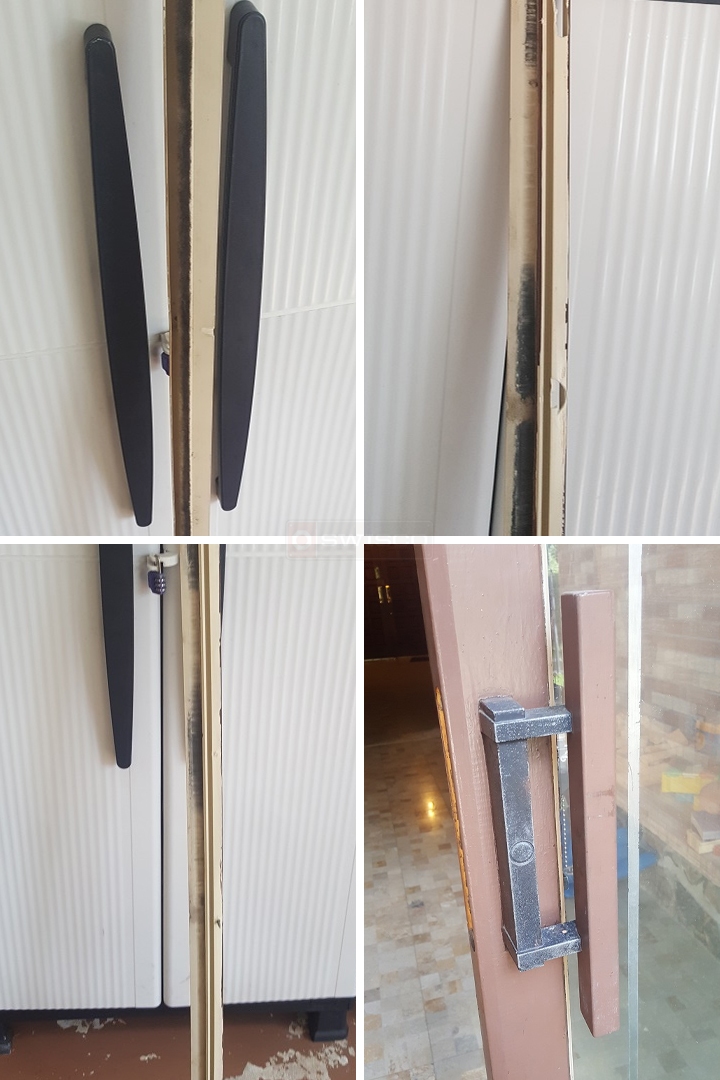 User submitted photos of weatherstripping.