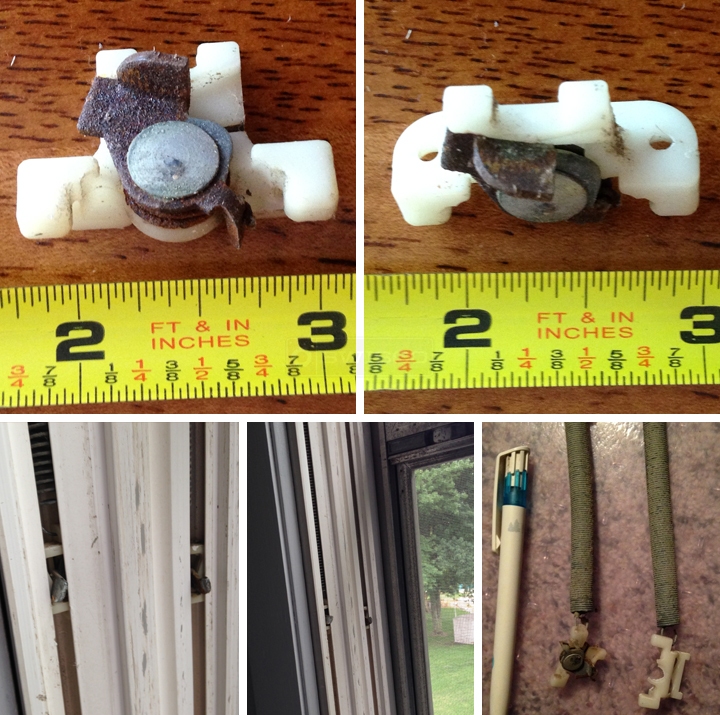 User submitted photos of window hardware.