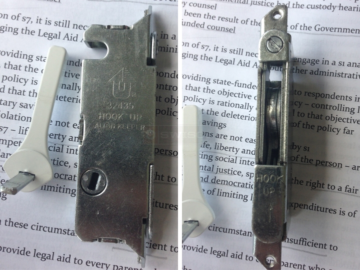 User submitted photos of a mortise lock.