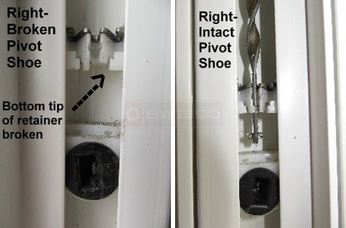 User submitted photos of a pivot shoe.