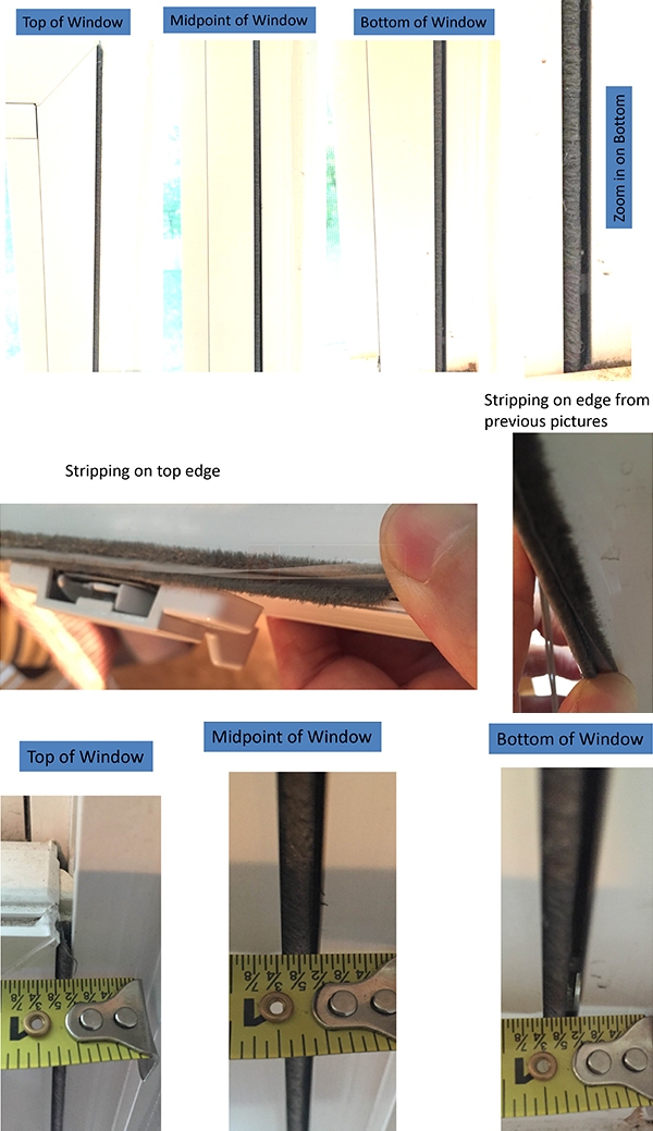 User submitted photos of window hardware.