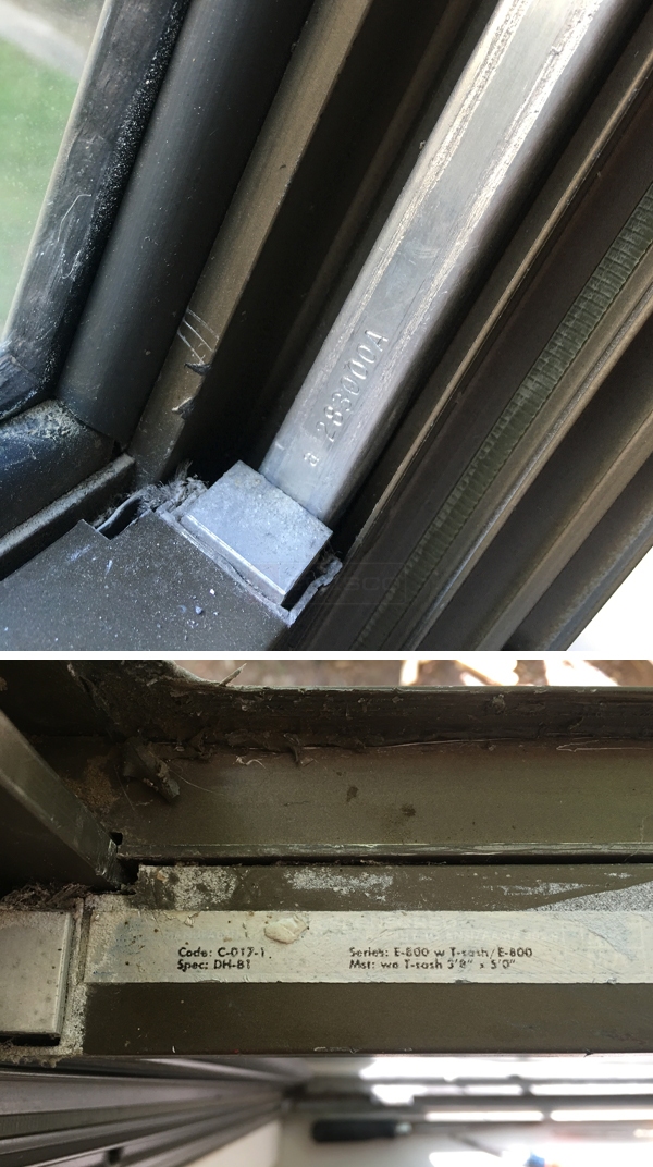 User submitted photos of window hardware.