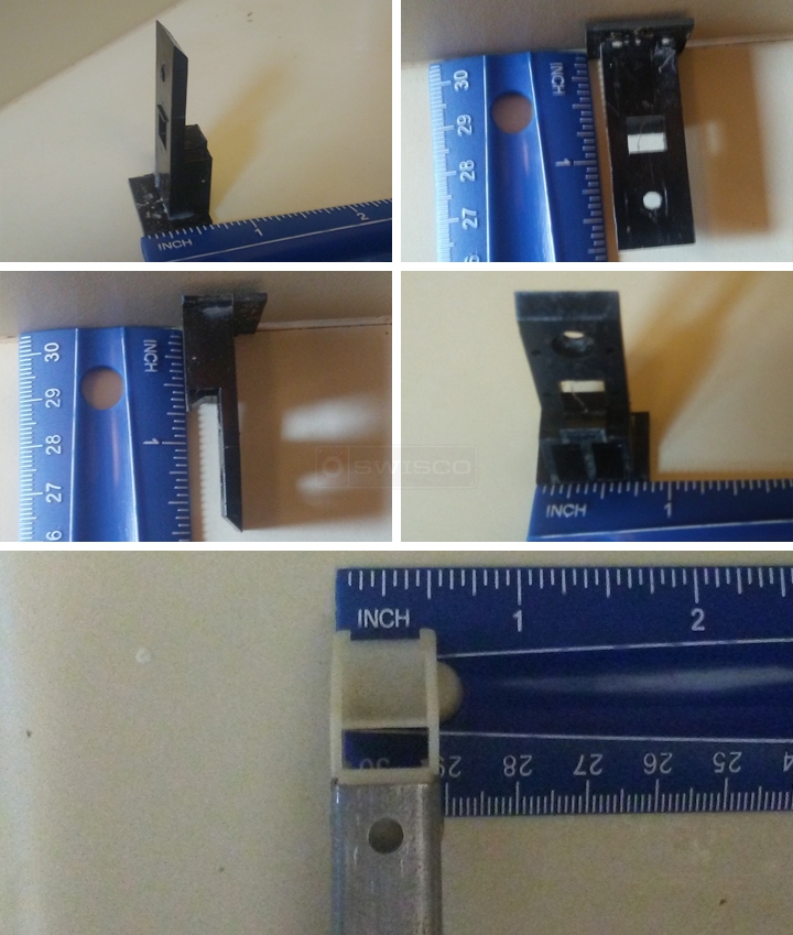 User submitted photos of a top sash guide.