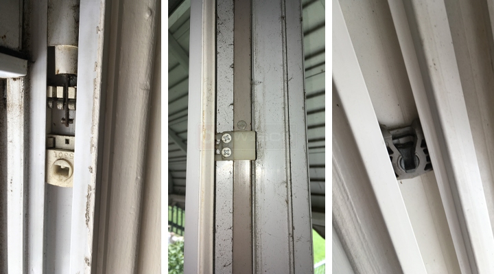 User submitted photos of window hardware.