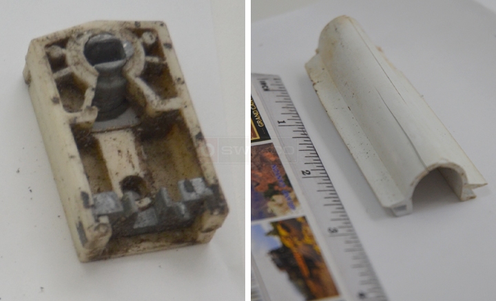 User submitted photos of window hardware.
