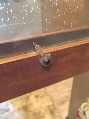 User submitted a photo of cabinet hardware.