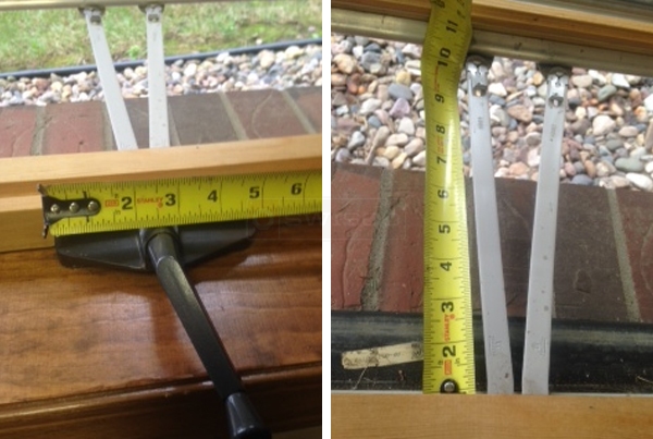 User submitted photos of a window operator.