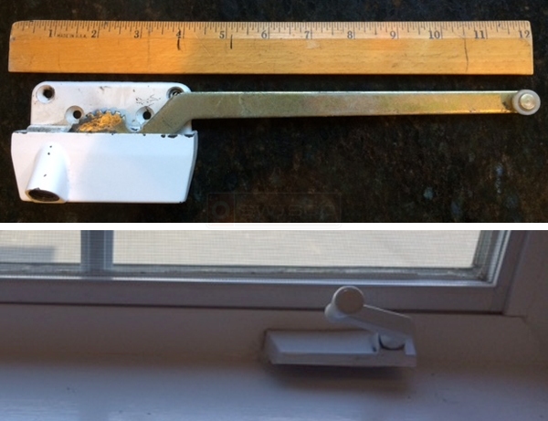 User submitted photos of a window operator.