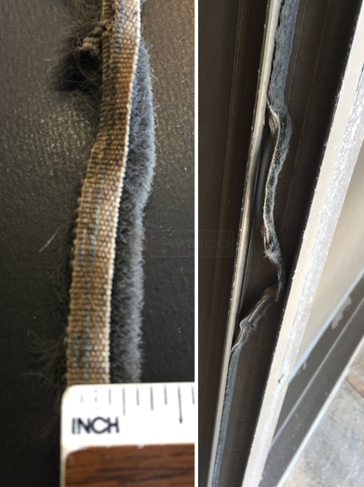User submitted image of their weatherstripping.