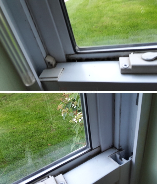 User submitted photos of window hardware.