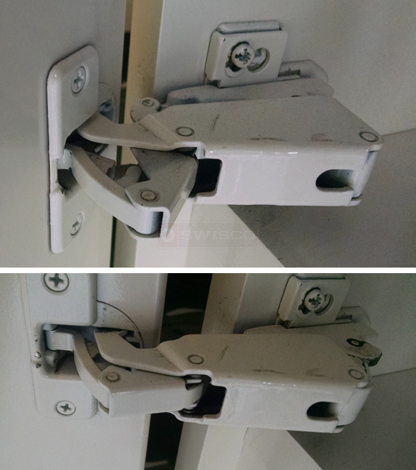 User submitted photos of a cabinet hinge.
