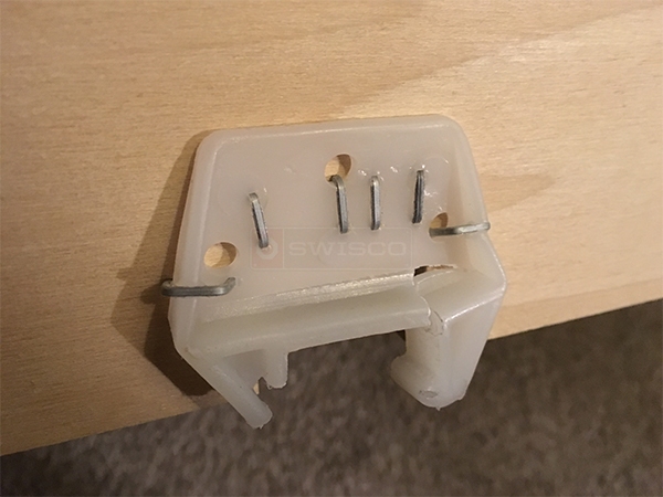 User submitted a photo of drawer hardware.