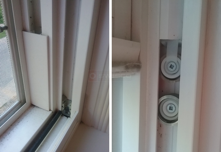 User submitted photos of window hardware.