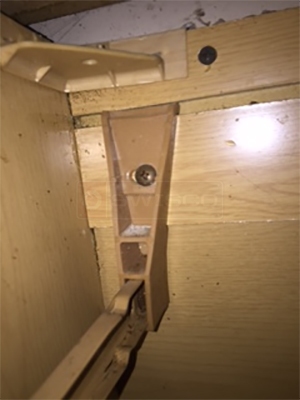 User submitted a photo of drawer hardware.