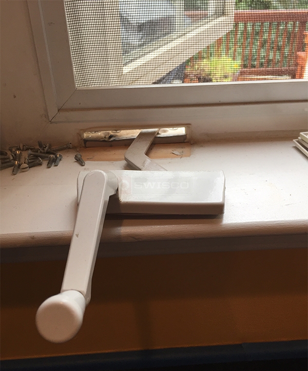User submitted photos of a window operator.