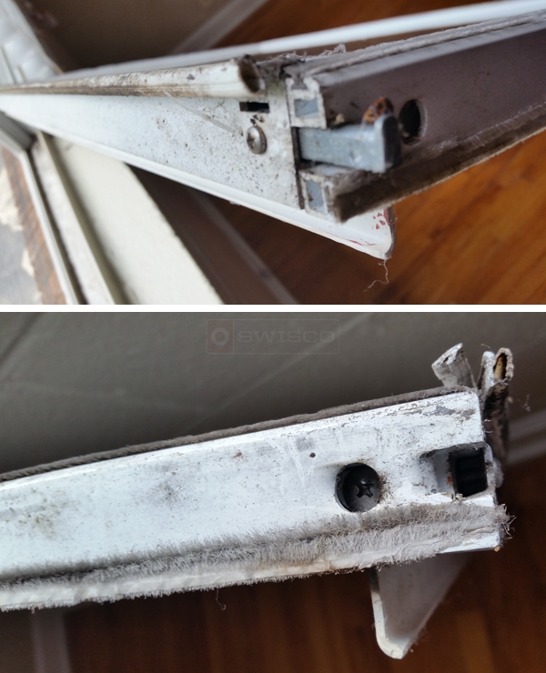 User submitted photos of window hardware.