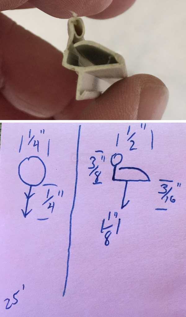 User submitted photos of weather seal.