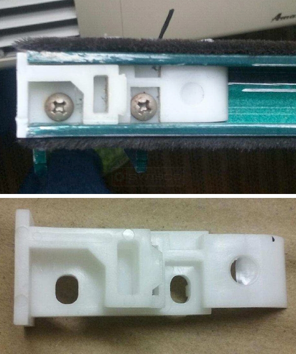 User submitted photos of window hardware.