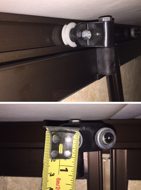 User submitted photos of a door roller.